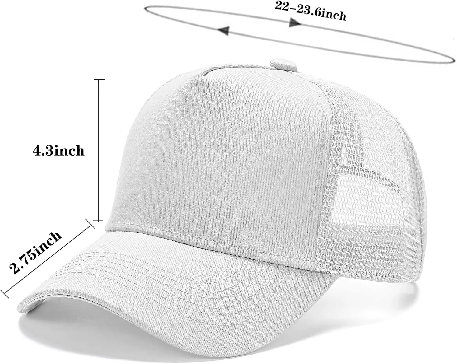 2/5/6 Packs Vintage Washed Plain Baseball Cap Distressed Dad Golf Hat for Men Women