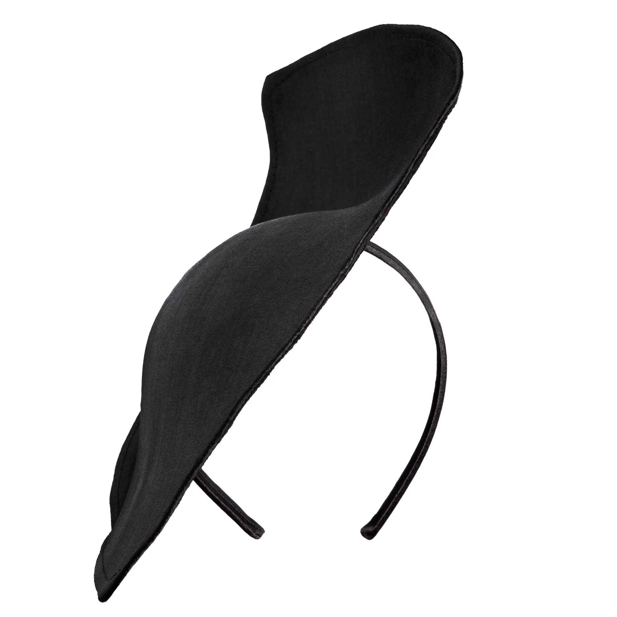 Black Sina Flat Saucer Headband
