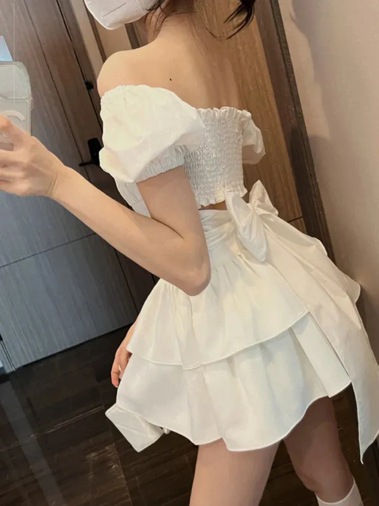 Casual Fairy White Trendy Beach Sleeveless Dress