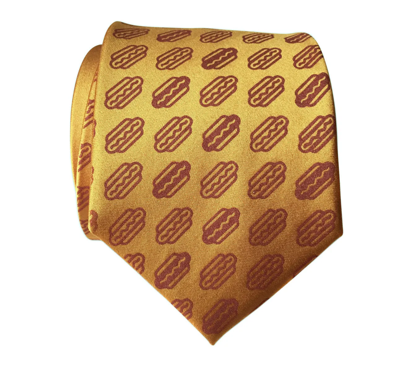 Coney Dog Necktie. Wieners! Hotdog Party Printed Tie