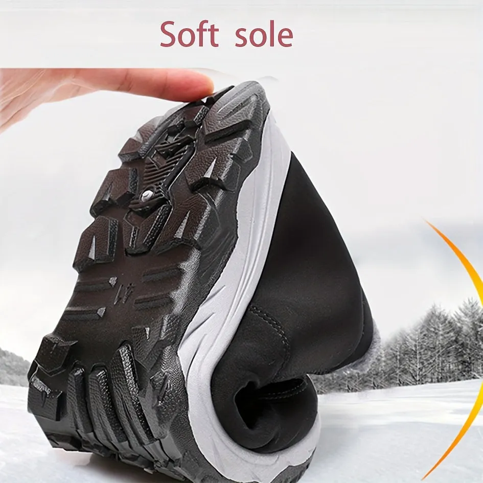 Cosy and Chic Winter Womens Fluffy SlipOn Boots