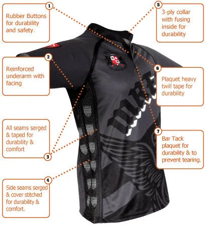 Dynamic Team Sports Hoops Custom Sublimated Rugby Jersey