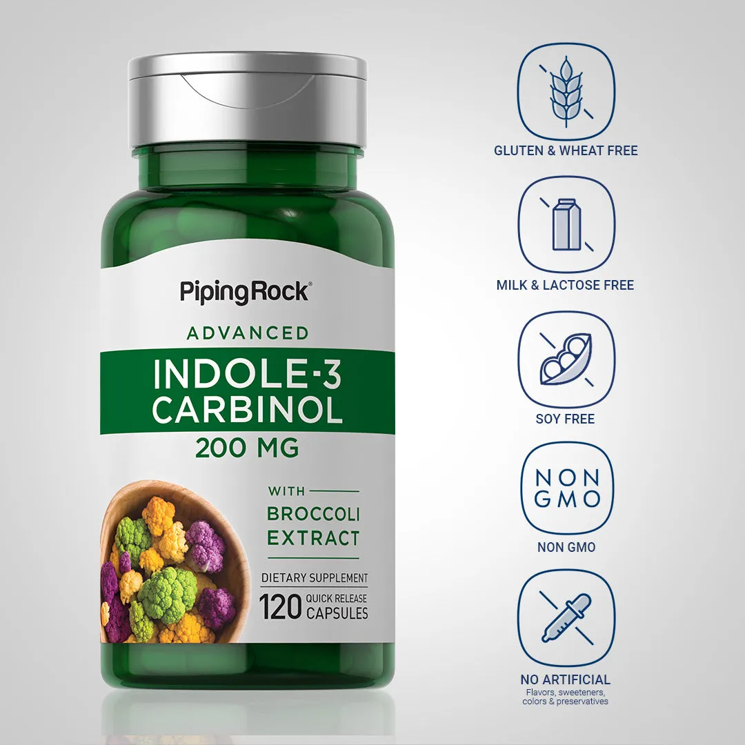 Indole-3-Carbinol with Resveratrol, 200 mg, 120 Quick Release Capsules