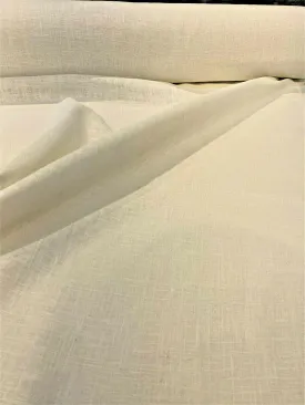 Ivory Linen Ramie Drapery Upholstery Fabric By The Yard