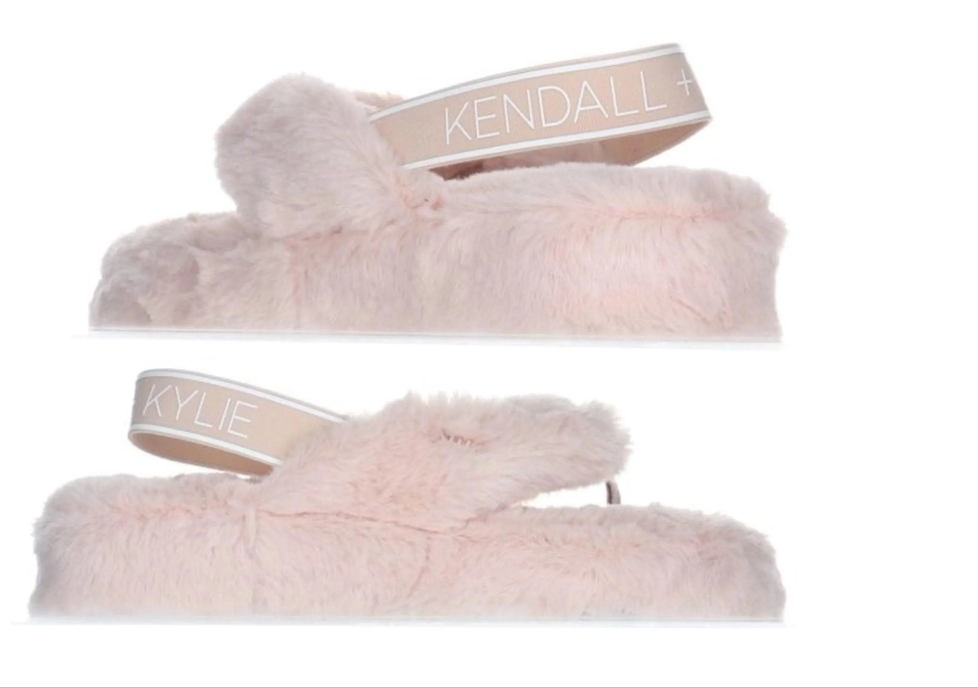 Kendall   Kylie Faux Fur Slippers Multiple Sizes!