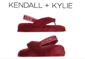 Kendall   Kylie Faux Fur Slippers Multiple Sizes!