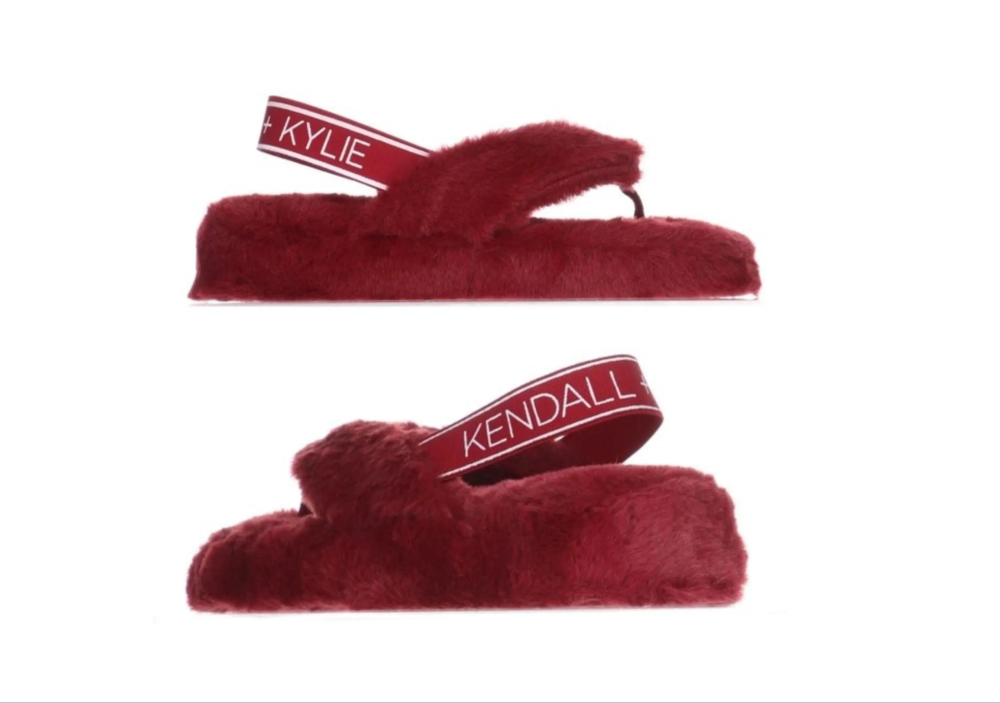 Kendall   Kylie Faux Fur Slippers Multiple Sizes!