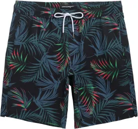 maamgic Mens Swim Trunks 9 Inch with Mesh Lining Bathing Suit Stretch Board Shorts with Zip Pockets for Swimming Shark