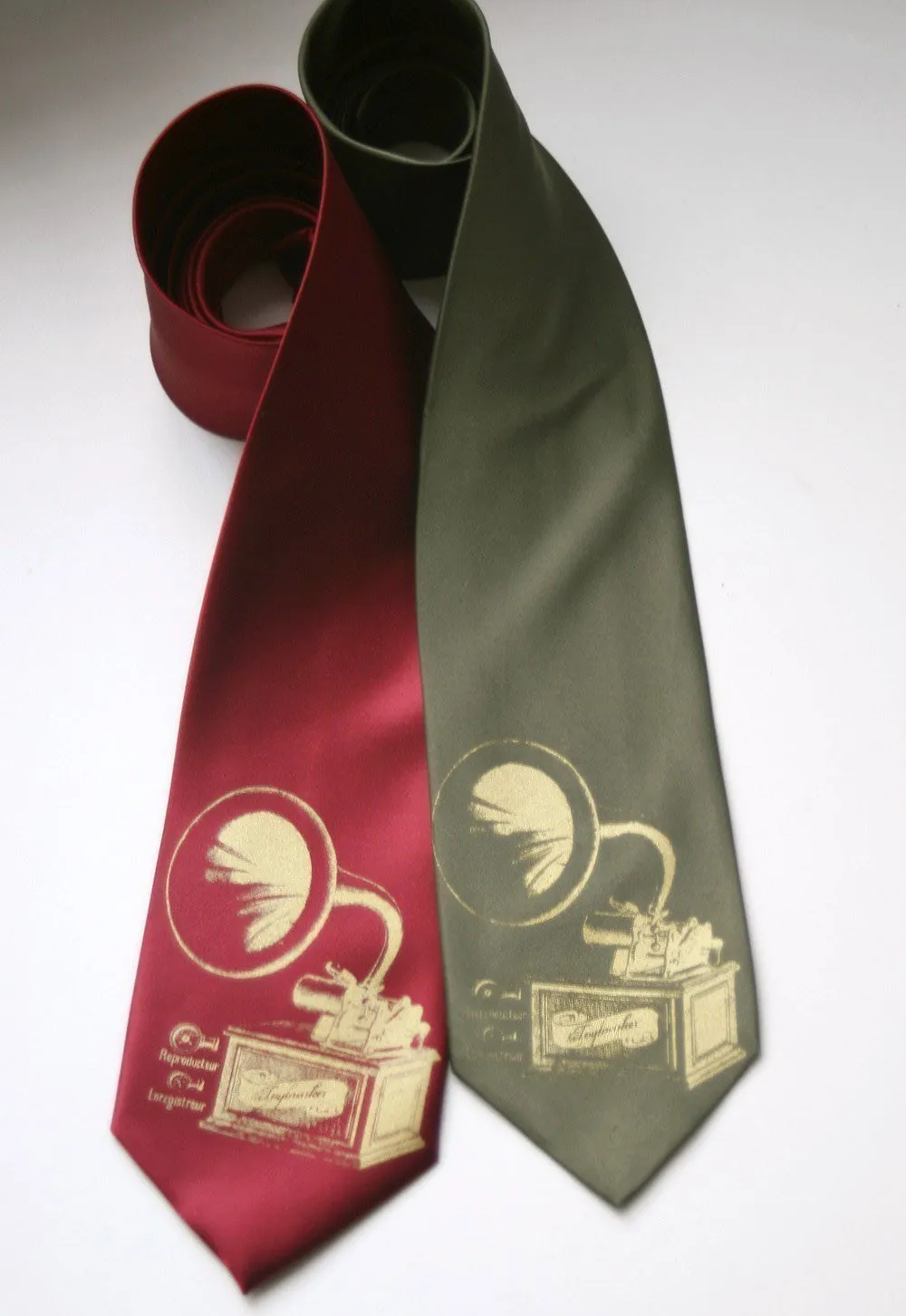Phonograph Microfiber Necktie