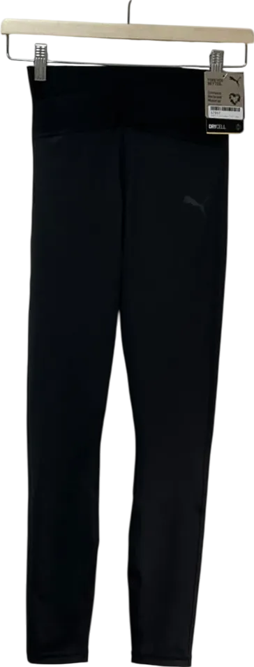 Puma Black Dessert Banded Leggings UK XS