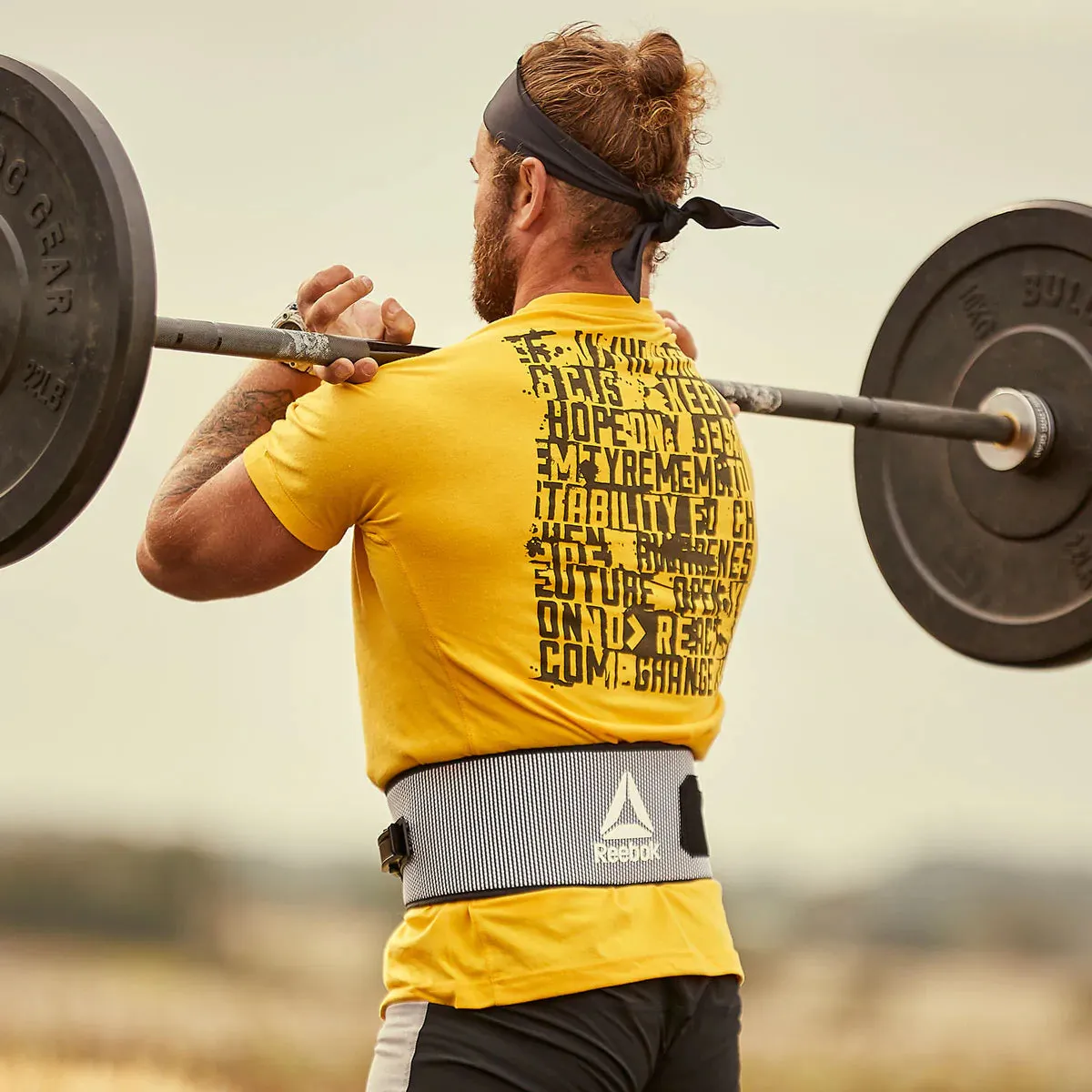 Reebok Flexweave Power Lifting Belt  in White