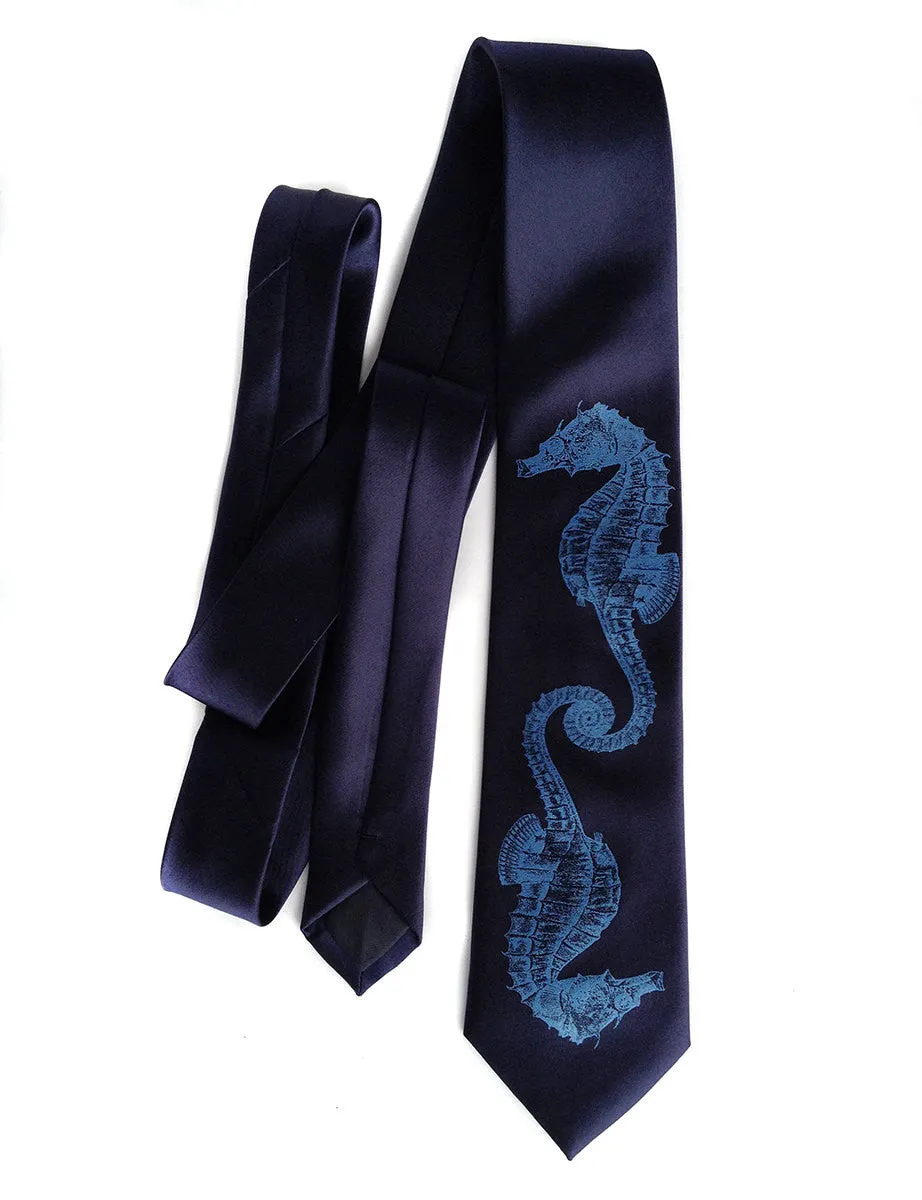 Seahorse Silk Necktie
