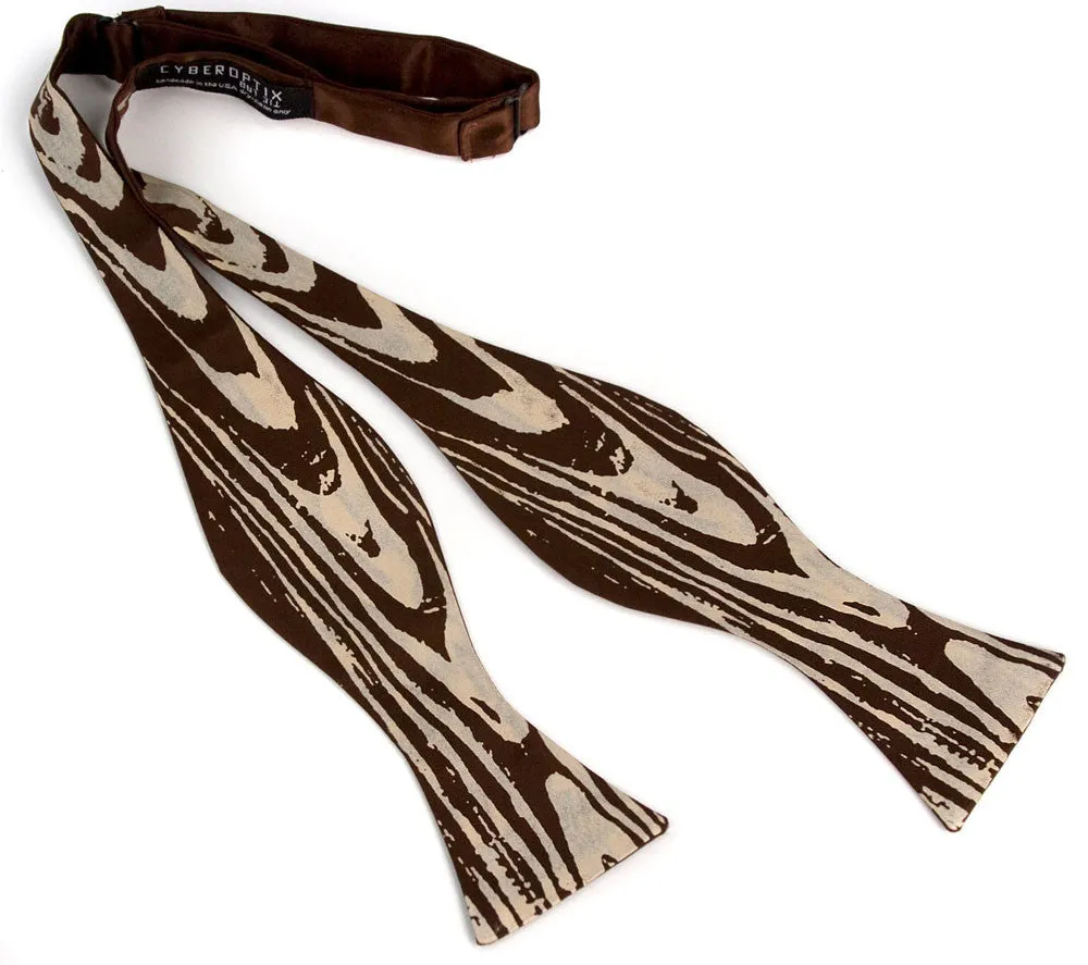Woodgrain Bow Tie