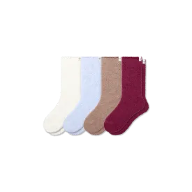 Youth Fuzzy Sock 4-Pack